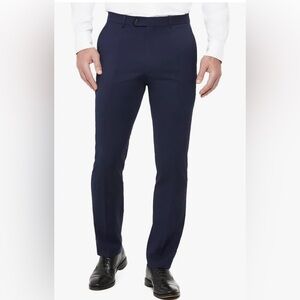 Tommy Hilfiger Men’s Modern Fit TH Flex, Navy Blue suit pants 33x32